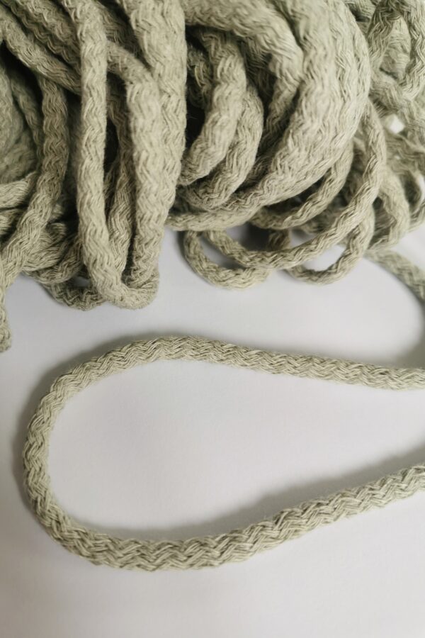 Baumwollkordel 5 mm LIGHT OLIVE