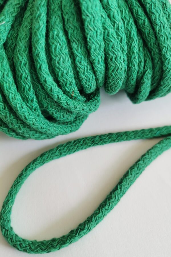 Sznurek bawełniany 5 mm GREEN