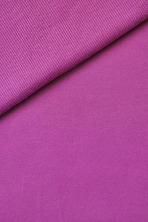 ROSA VIOLETT Sommersweat Stoff