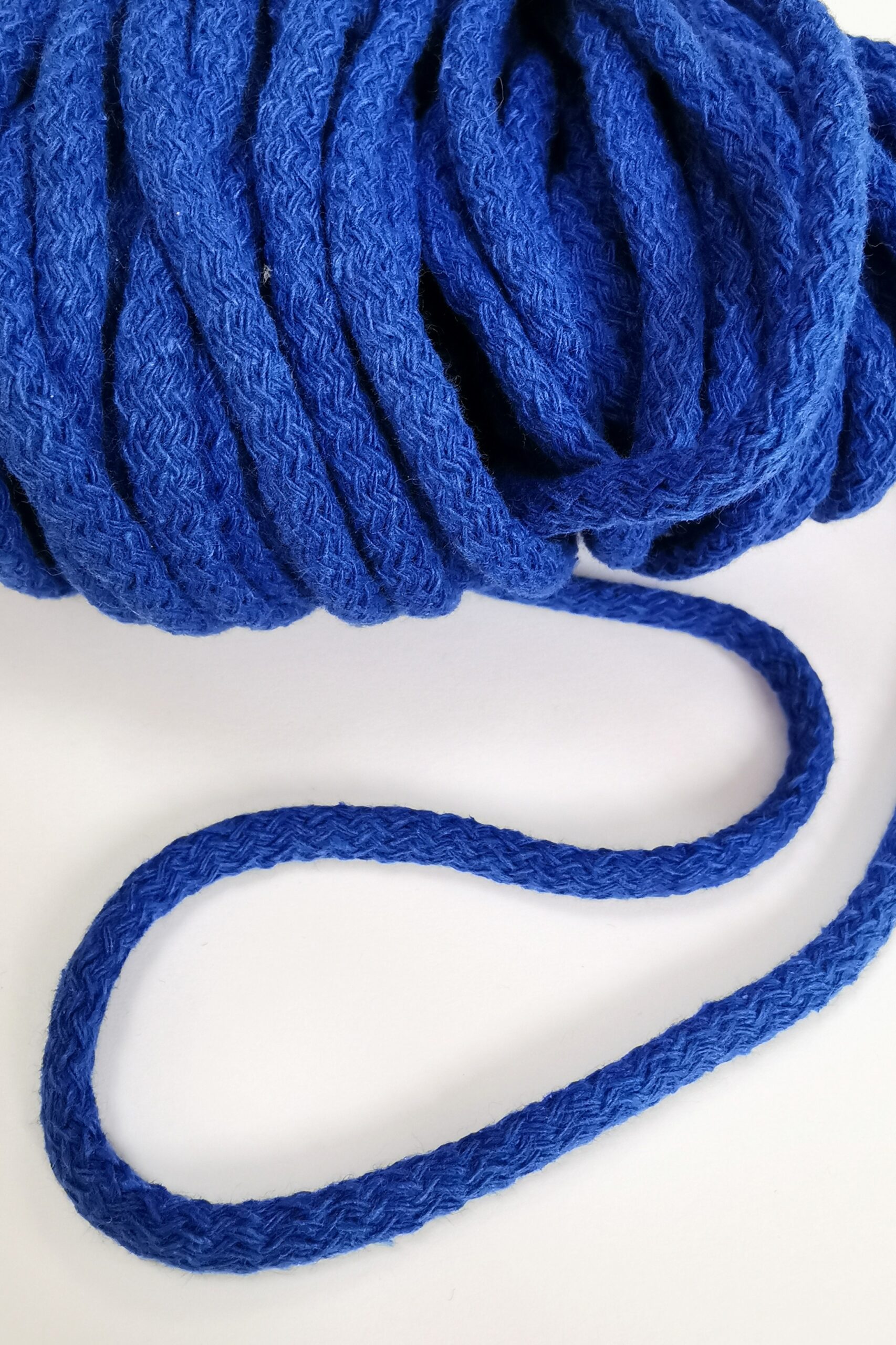 Bavlněná šňůra 5 mm ROYAL BLUE