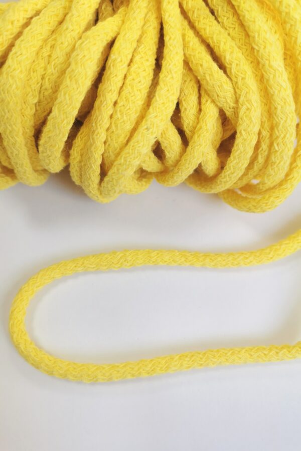 Cotton cord 5 mm BANANA