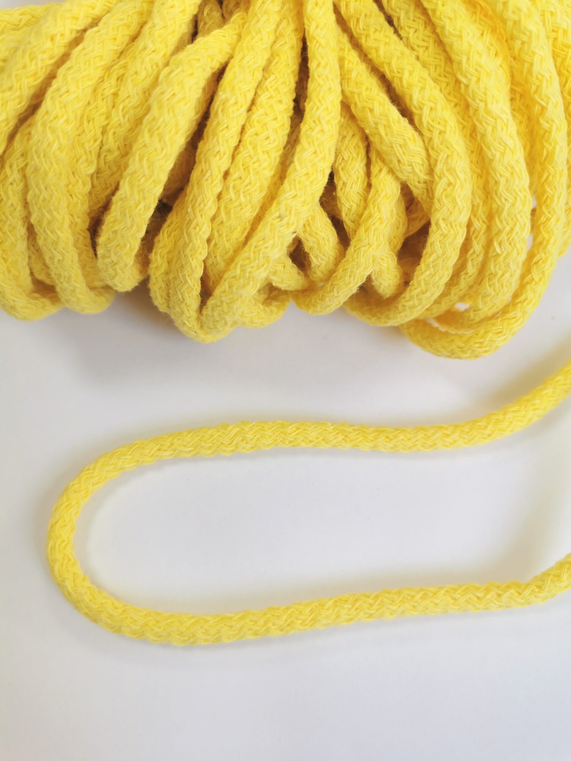 Cotton cord 5 mm BANANA