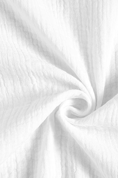 Baumwoll Musselin WHITE