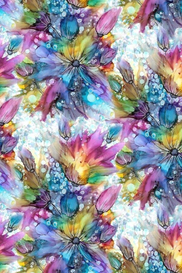 Jersey Flowers watercolor
