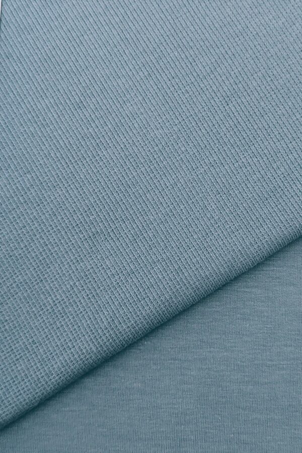 MINERAL BLUE Bündchenstoffe gerippt