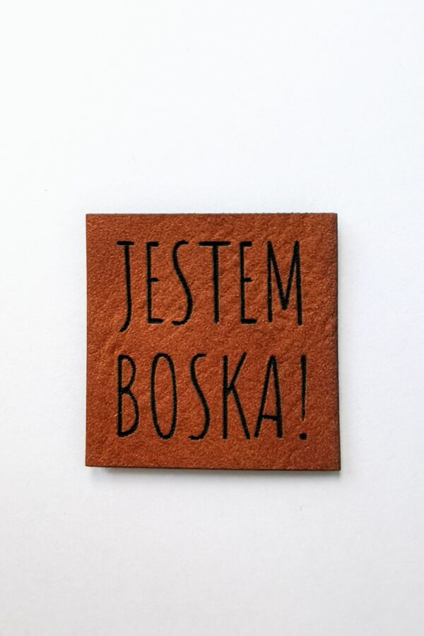 Naszywka - jestem boska - Cinnamon