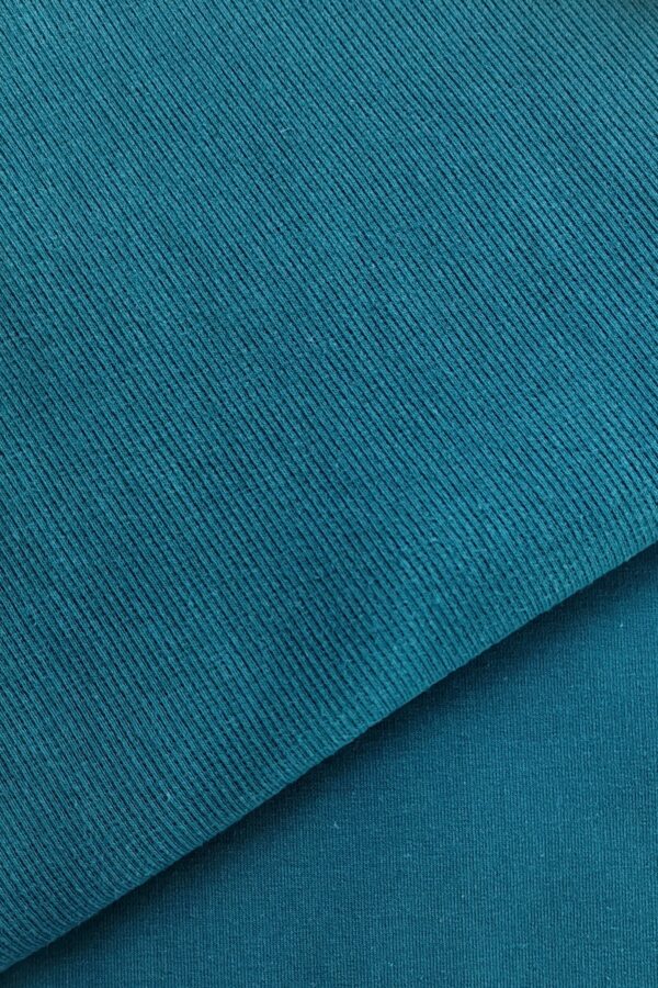 PETROL Ribbed Knit fabric