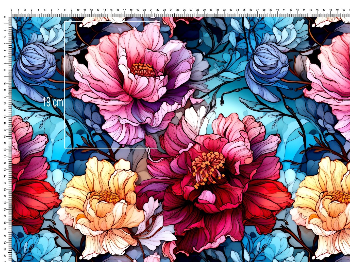 úplety Peony Stained Glass - Obrázek 3