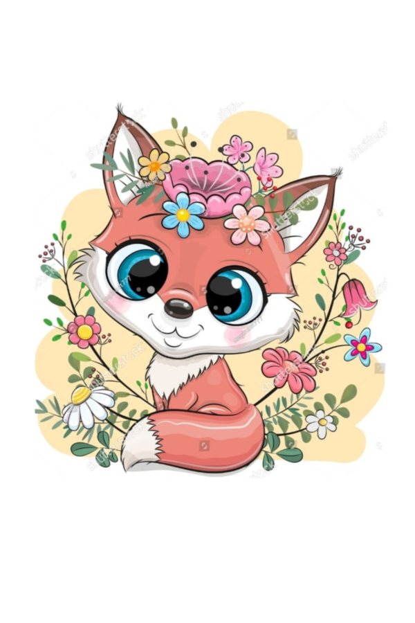 Panel Cute fox