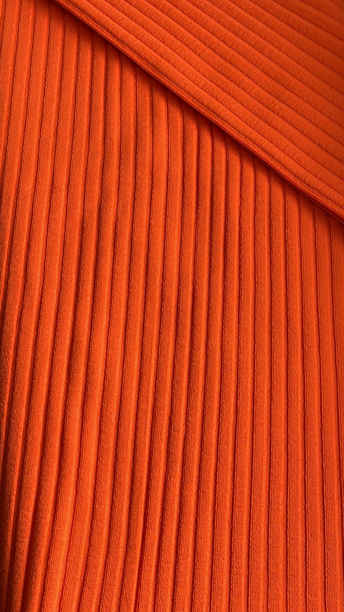 Rib Jersey Stof ORANJE