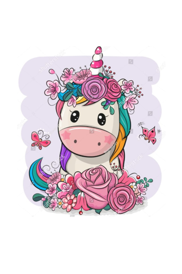 Panel Cute unicorn