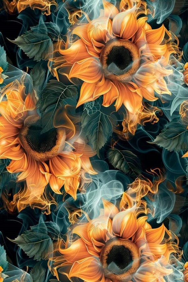 Smoking sunflowers kupon 0,4 m