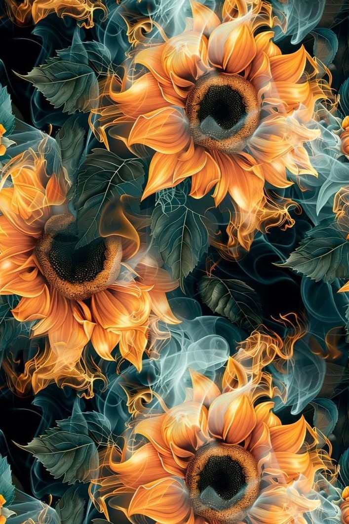 Smoking sunflowers kupon 0,4 m