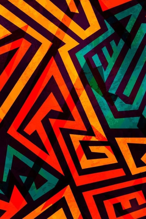 Graffiti spiral lines
