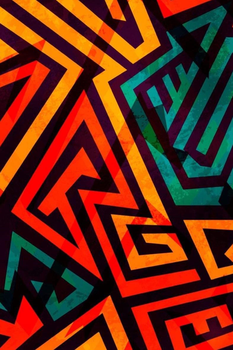Graffiti spiral lines