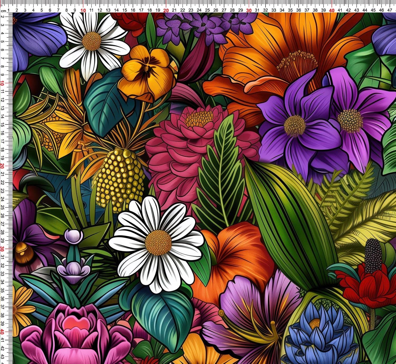 Flowers pansies and daisies - obrazek 3