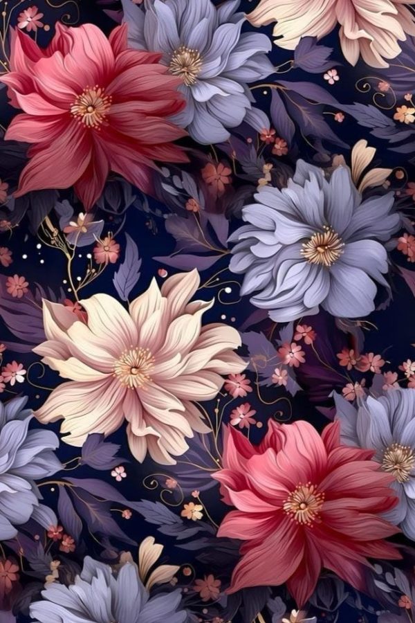 Jersey Velvet Petals