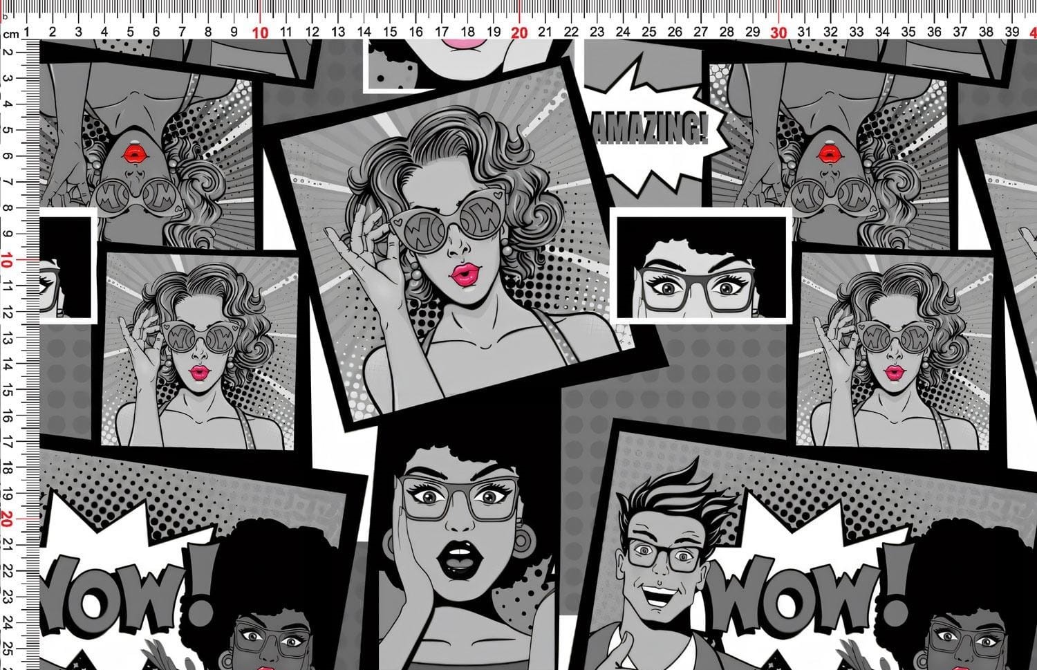 Black and white comic - obrazek 3