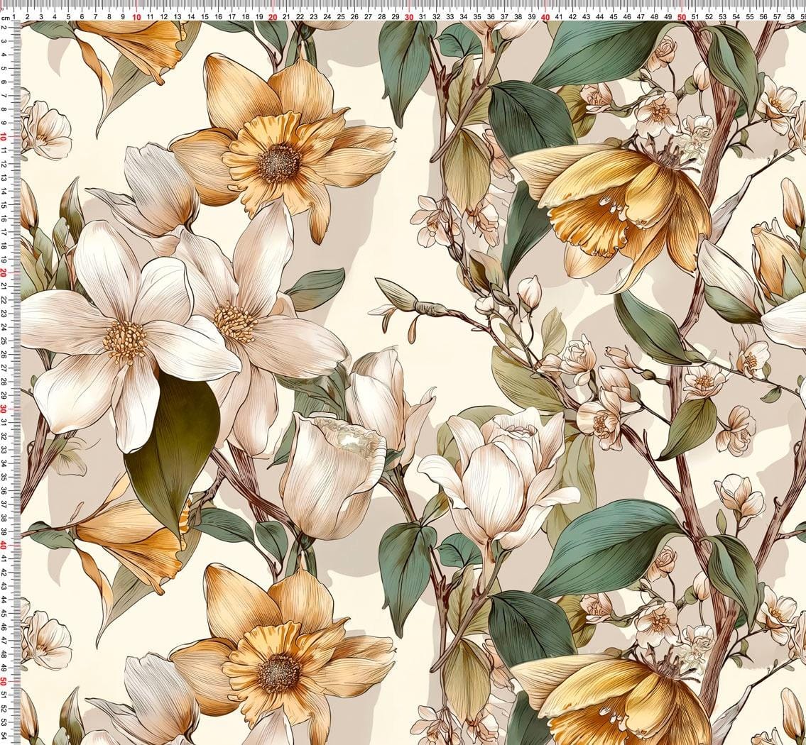 Vintage Botanical Magnolia - obrazek 3